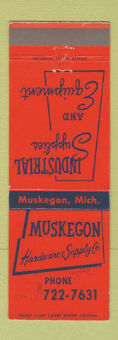 Matchbook Cover - Muskegon Hardware and Supply MI