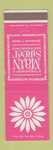 Matchbook Cover - Takahaski Store San Francisco CA
