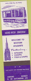 Matchbook Cover - Paragon Restaurant London ON
