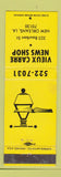 Matchbook Cover - Vieux Carre News Shop New Orleans LA