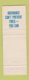 Matchbook Cover - Pioneer Insurance Agency Salem OR