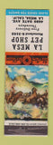 Matchbook Cover - La Mesa Pet Shop La Mesa CA
