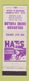Matchbook Cover - Colorado Shine Parlor Denver Colorado shoes