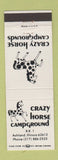 Matchbook Cover - Crazy Horse Campgrounds Ashland IL