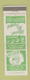Matchbook Cover - Safety Goggles Eyes WEAR
