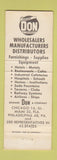 Matchbook Cover - Edward Don Salesmen Chicago Miami Philadelphia
