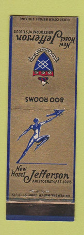 Matchbook Cover - New Hotel Jefferson St Louis MO