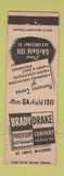 Matchbook Cover - Brady Drake Photo Copy St Louis MO