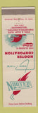 Matchbook Cover - Nooter Corp St Louis MO Steel Alloy Plate