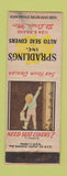 Matchbook Cover - Spradling's Auto Seat Covers St Louis MO WORN