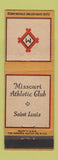 Matchbook Cover - Missouri Athletic Club St Louis MO