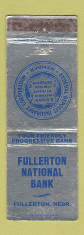 Matchbook Cover - Fullerton National Bank NE WEAR
