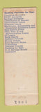 Matchbook Cover - Fullerton National Bank NE WEAR