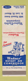 Matchbook Cover - Wagner Electric St Louis MO air compressors