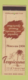 Matchbook Cover - Tropicana Women's Clothes St Louis MO