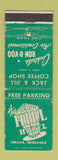 Matchbook Cover - Hill Hotel Omaha NE WORN
