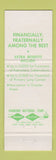 Matchbook Cover - Woodmen Insurance Omaha NE WHITE