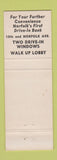 Matchbook Cover - De Lay First National Bank Norfolk NE