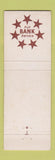 Matchbook Cover - City National Bank Crete NE