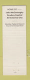 Matchbook Cover - First National Bank Ogallala NE