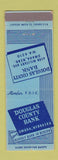 Matchbook Cover - Douglas County Bank Omaha NE