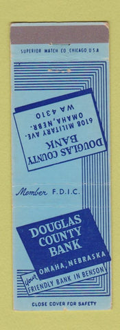 Matchbook Cover - Douglas County Bank Omaha NE