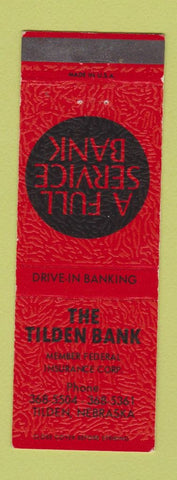 Matchbook Cover - Tilden Bank NE