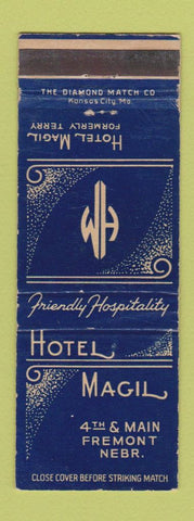 Matchbook Cover - Hotel Magil Fremont NE WEAR