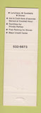 Matchbook Cover - Old Raven Restaurant New York City