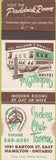 Matchbook Cover - Jockey Club Tavern Hamilton ON STAINED