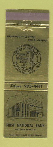 Matchbook Cover - First National Bank Holdrege NE