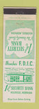 Matchbook Cover - 1st Security Bank Holdrege NE