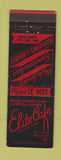 Matchbook Cover - Elite Cafe St Louis MO