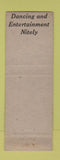 Matchbook Cover - Elite Cafe St Louis MO
