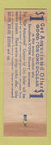 Matchbook Cover - Gibson and Company Loans St Joseph MO WEAR