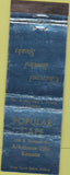 Matchbook Cover - Popular Cafe Arkansas City KS WORN