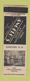 Matchbook Cover - Angelo's Restaurant Concord NH WORN