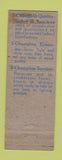Matchbook Cover - Champion Light Bulbs Thompson Hoague Hardware Concord NH WEAR