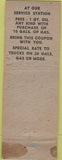 Matchbook Cover - Brick Courts Caldwell KS WORN