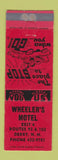 Matchbook Cover - Wheeler's Motel Derry NH WEAR