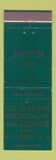 Matchbook Cover - All Seasons Restaurant North Conway NH