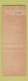 Matchbook Cover - Colebrook House Motel NH low phone # WEAR