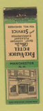 Matchbook Cover - Rice Varick Hotel Manchester NH WORN