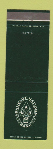 Matchbook Cover - Ashuelot National Bank NH