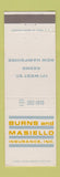 Matchbook Cover - Burns and Masiello Insurance Keene NH