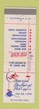 Matchbook Cover - Commercial Blue Print and Photo St Louis MO