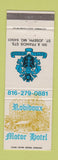 Matchbook Cover - Hotel Robidoux St Joseph MO