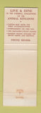 Matchbook Cover - Noah's Art Restaurant Motor Inn St Charles MO