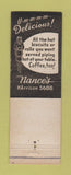 Matchbook Cover - Nance's Restaurant Kansas City MO