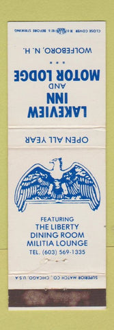 Matchbook Cover - Lakeview Inn Motor Lodge Wolfeboro NH